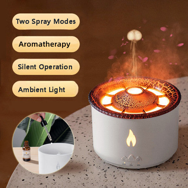 Ultrasonic Volcano Aromatherapy Essential Oil Humidifier