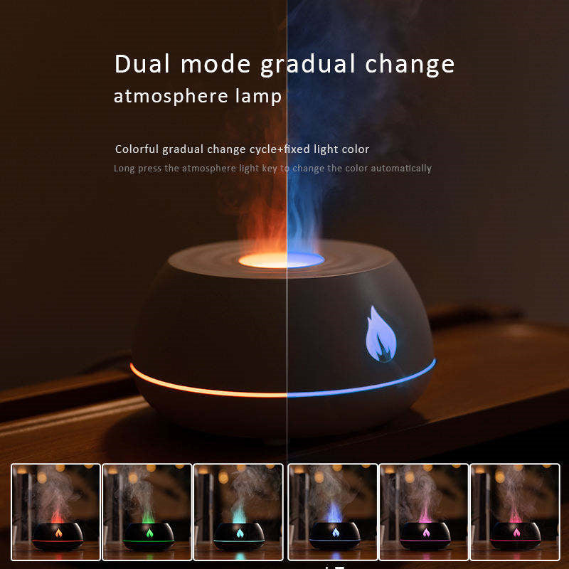 7 Colors Flame Humidifier