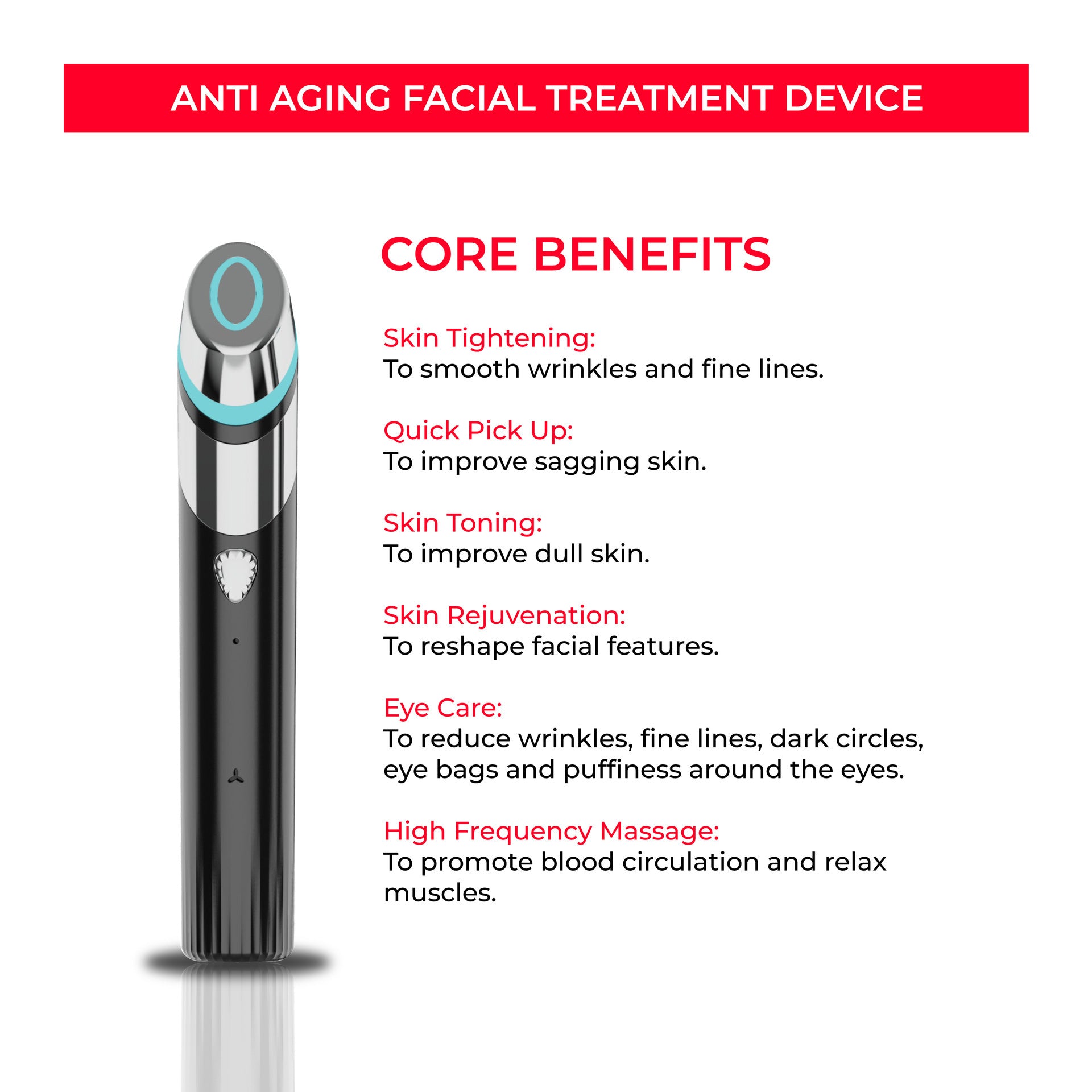 EMS Skin Rejuvenation Micro Current Beauty Device