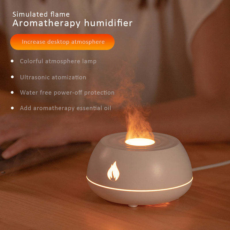 7 Colors Flame Humidifier